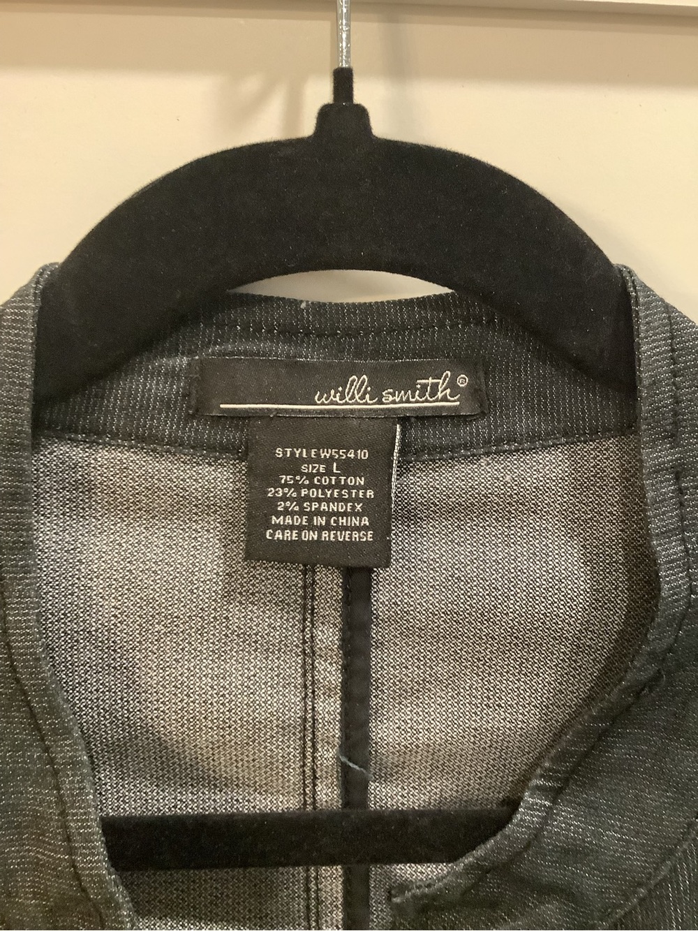 Willi Smith Gray Denim Utility Jacket - Picture 4 of 7